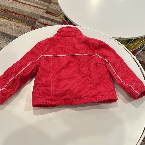 OILILY Corduroy Red Orange and Pink Button Down Blazer Jacket Coat Size 18 M - Picture 7 of 11